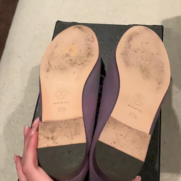 Chanel Flats in Purple, Blue & Pink 21’ Collection - Picture 3 of 5